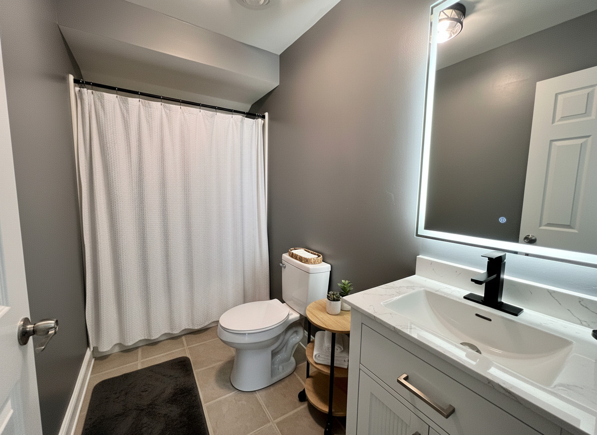 528 West 20th Street Metropolis, IL 62960 - Photo 24 of 26 a bathroom with a sink and a toilet
