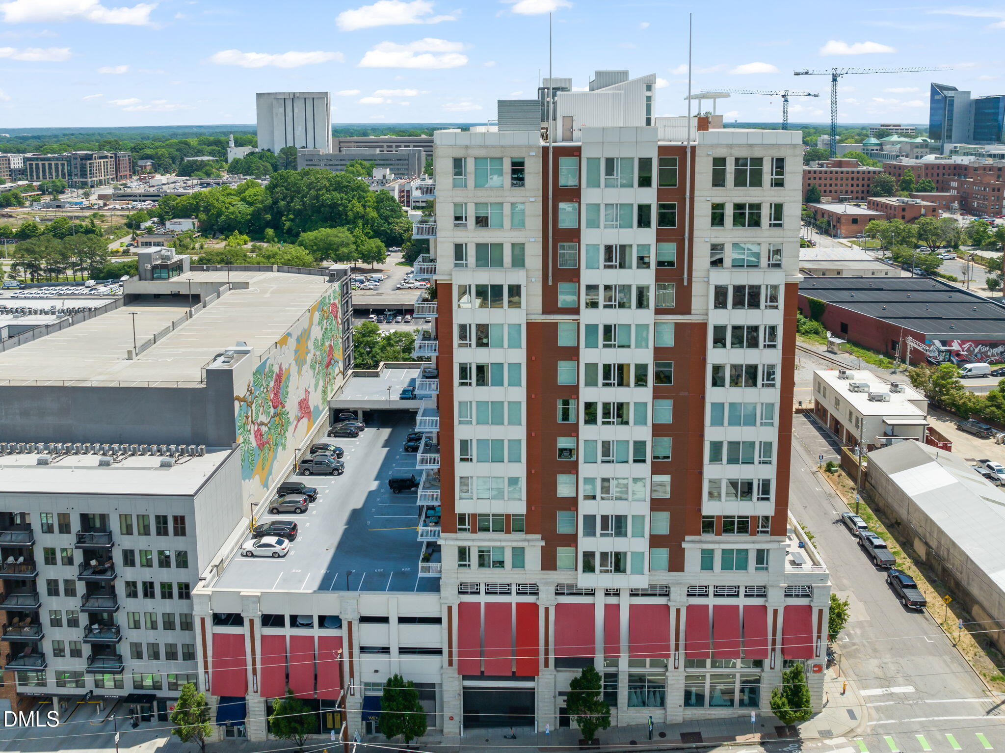 400 West North Street, Unit 1218 Raleigh, NC 27603 - Photo 36 of 41 a view of a city that has tall buildings