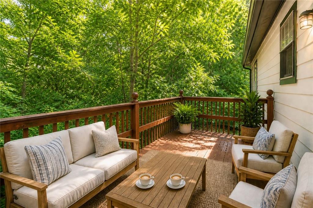 2290 Wilkins Cove Decatur, GA 30035 - Photo 15 of 21 a balcony with furniture and garden view