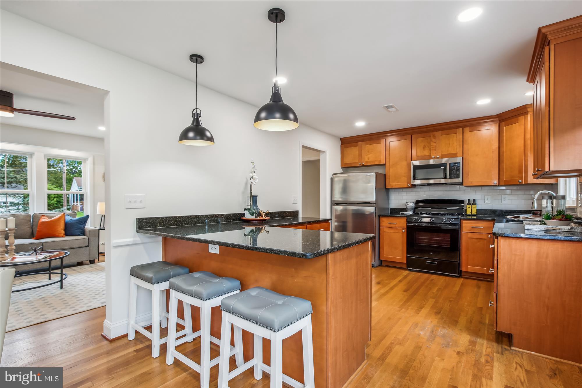 2307 Barbour Road Falls Church, VA 22043 - Photo 12 of 58 Breakfast bar in gourmet kitchen