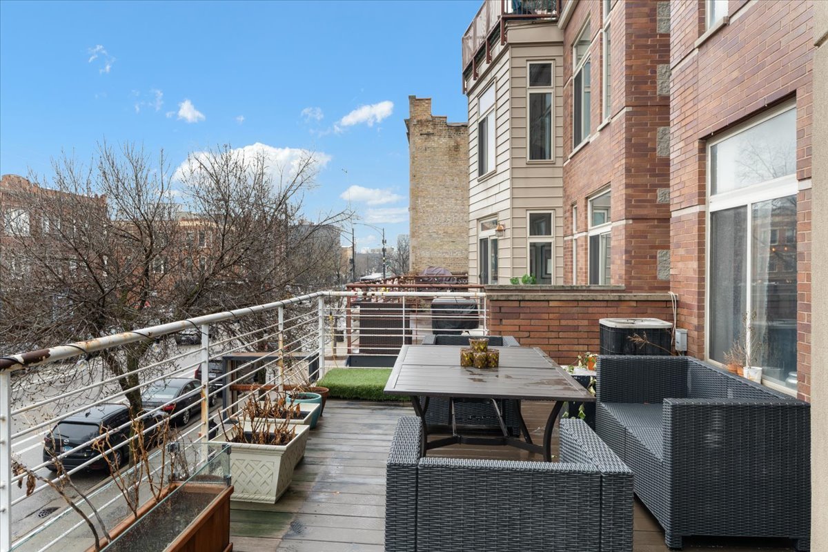2121 West Division Street, Unit 1 Chicago, IL 60622 - Photo 18 of 18 a view of balcony and patio