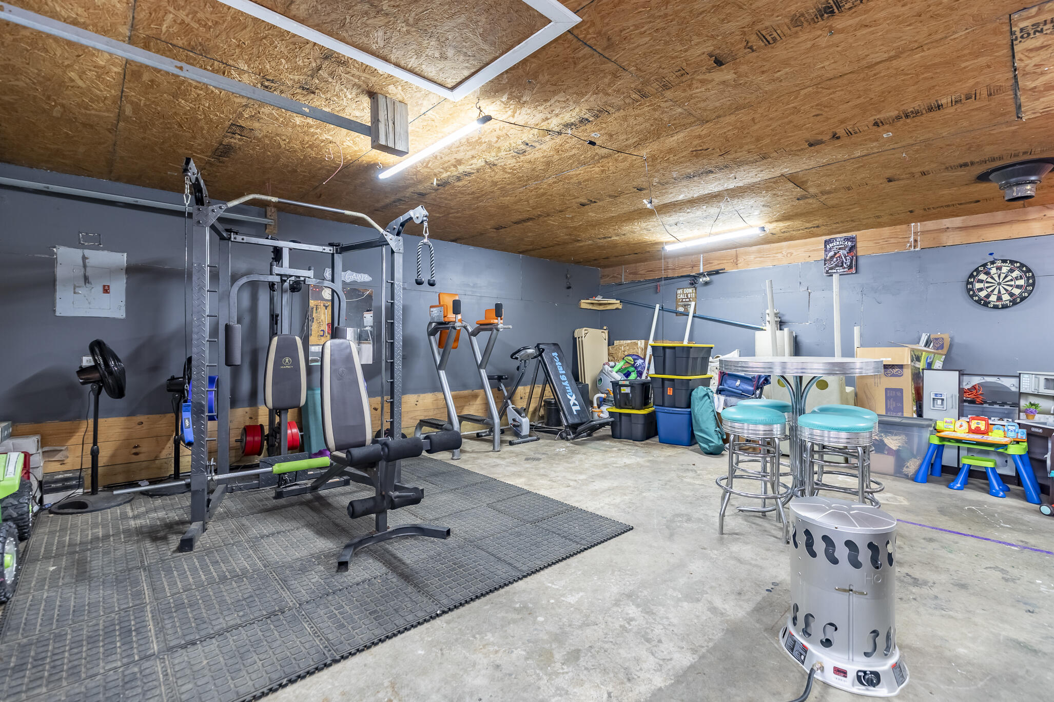 202 South Jefferson Street Hamlet, IN 46532 - Photo 8 of 20 a view of a room with gym equipment