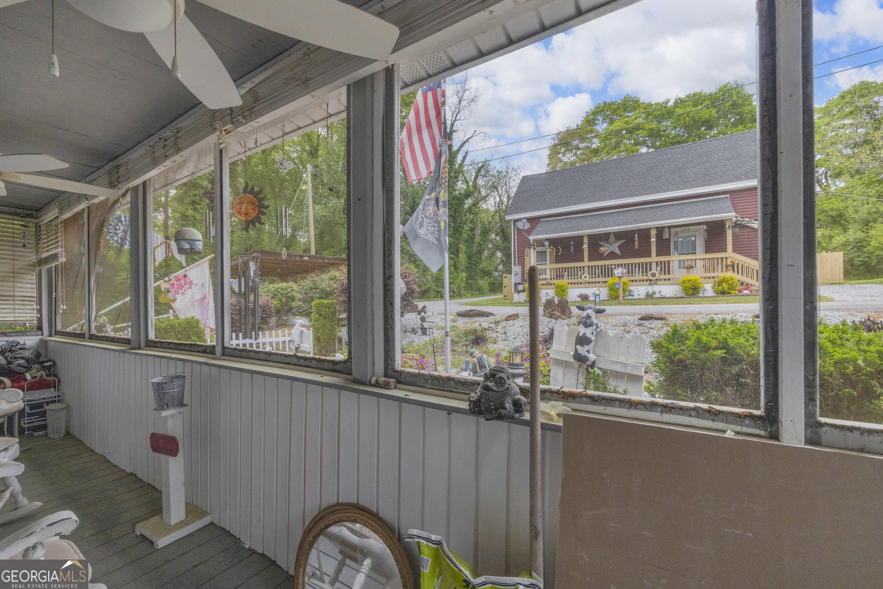 180 Liberty Circle Hartwell, GA 30643 - Photo 33 of 58 a view of a large window with a garden view