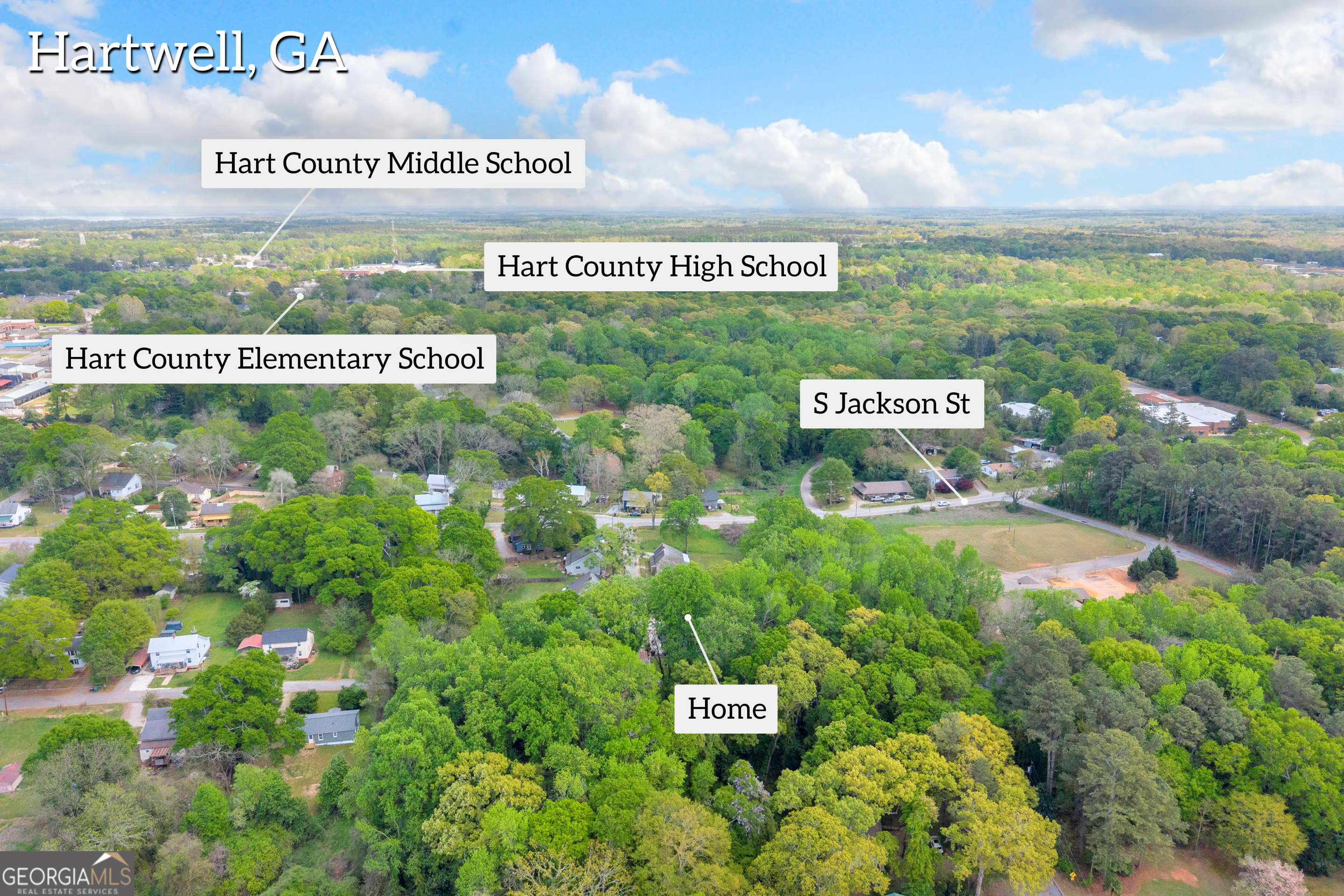 180 Liberty Circle Hartwell, GA 30643 - Photo 9 of 58 a sign on the side of the road