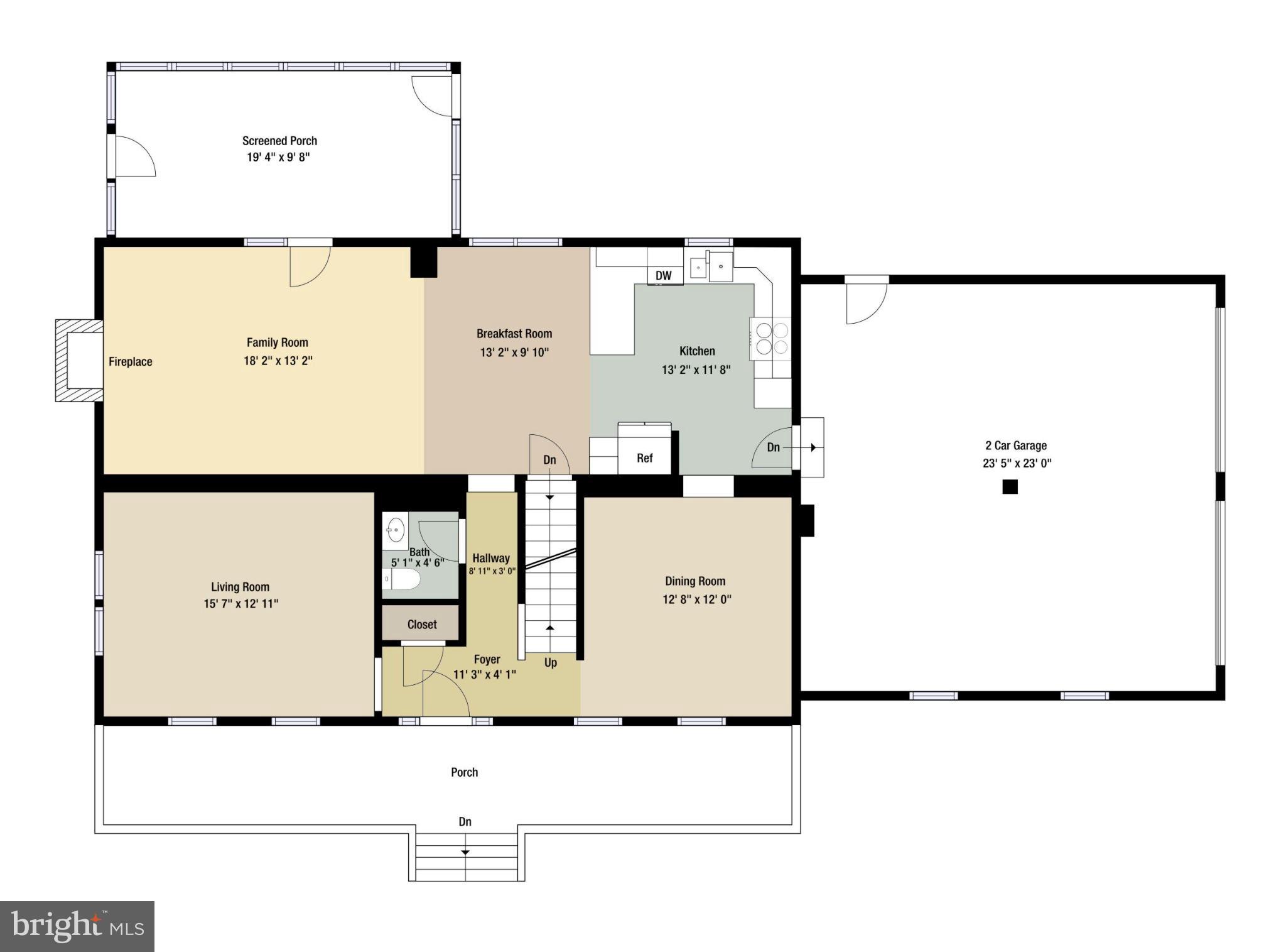 20192 Cockerill Road Purcellville, VA 20132 - Photo 58 of 59 Main Level Floorplan