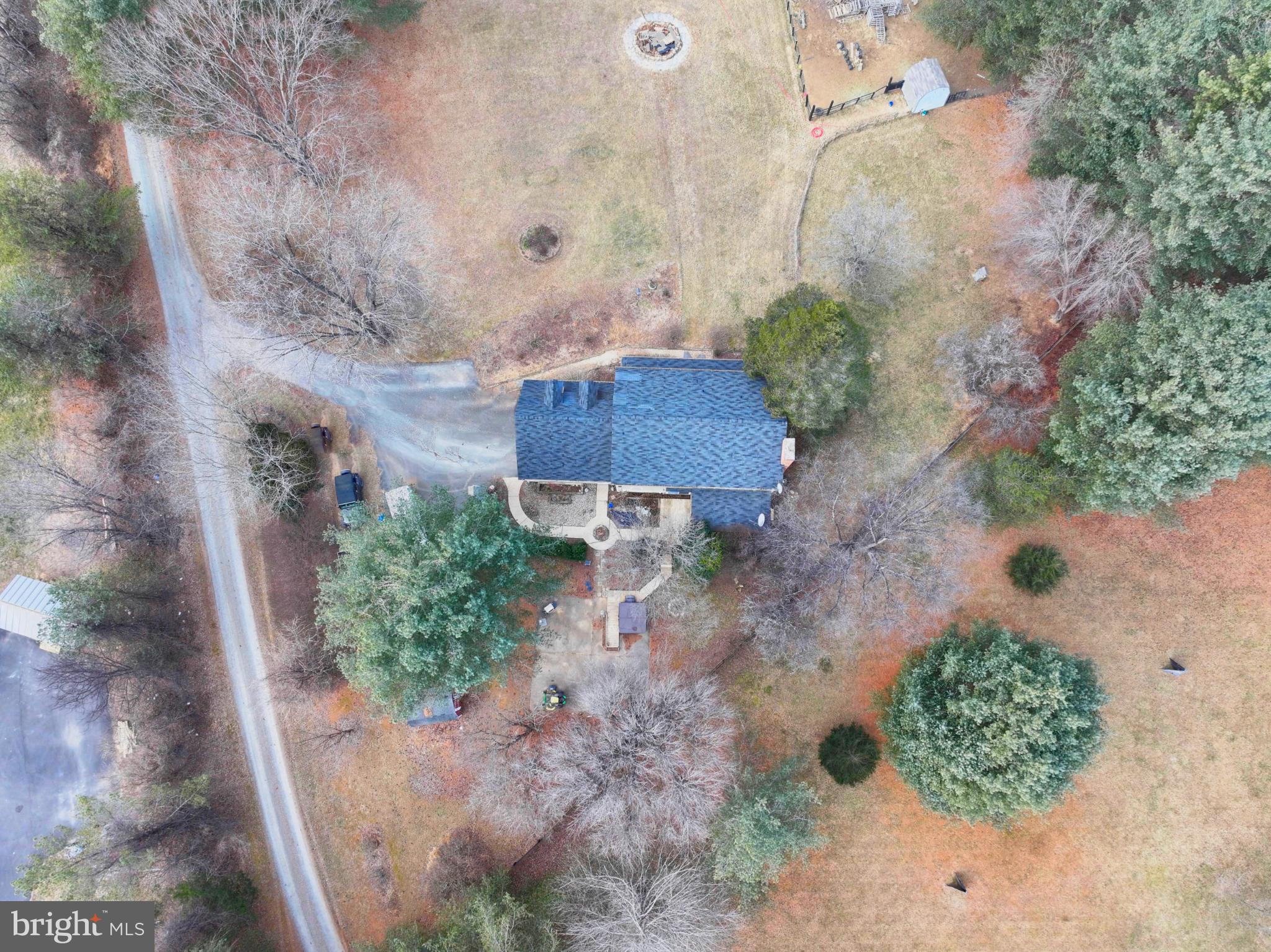 20192 Cockerill Road Purcellville, VA 20132 - Photo 49 of 59 an aerial view of a house with a yard