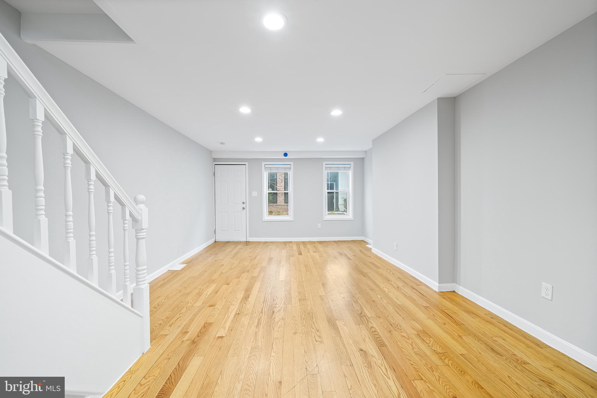 618 McClellan Street Philadelphia, PA 19148 - Photo 5 of 41 a view of empty room with wooden floor and fan