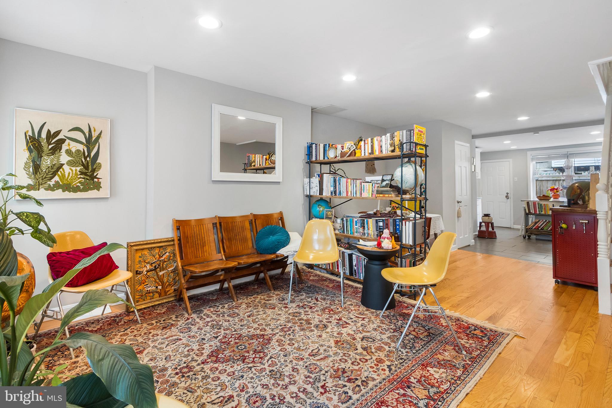 618 McClellan Street Philadelphia, PA 19148 - Photo 6 of 41 a living room with furniture and a rug