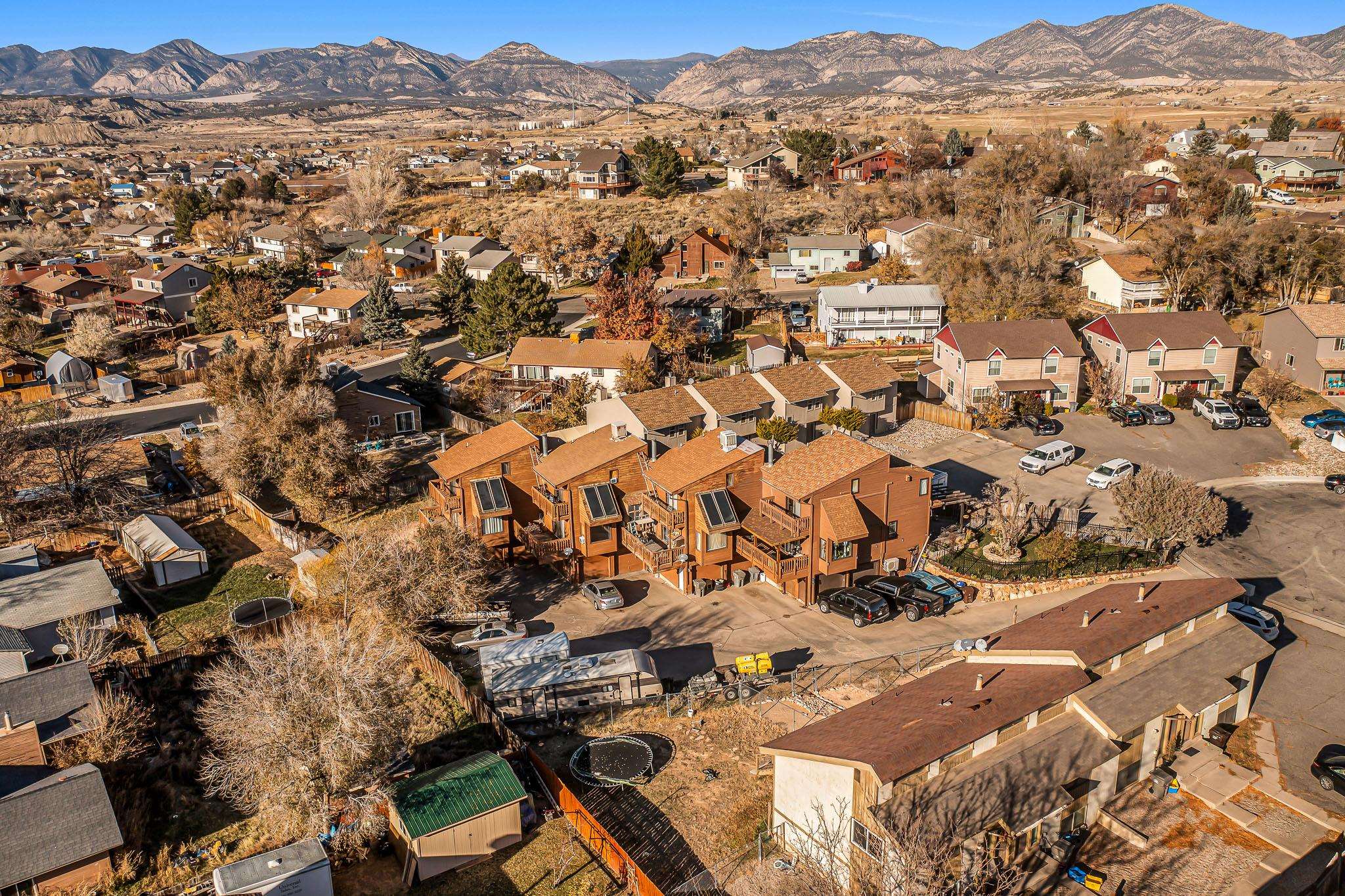 759 Elder Court Rifle, CO 81650 - Photo 25 of 26 an aerial view of residential houses with city view