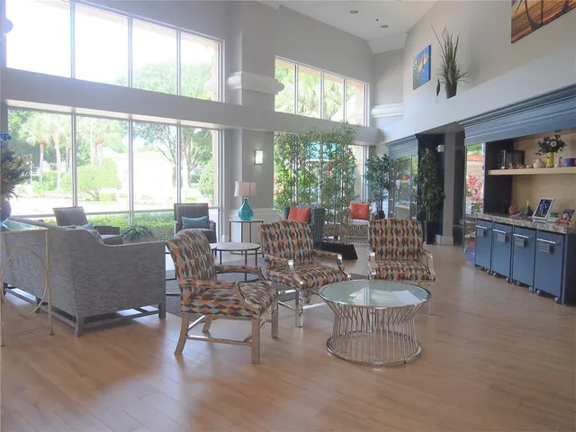 a view of a swimming pool with a lake