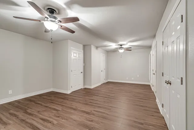 wooden floor in an empty room