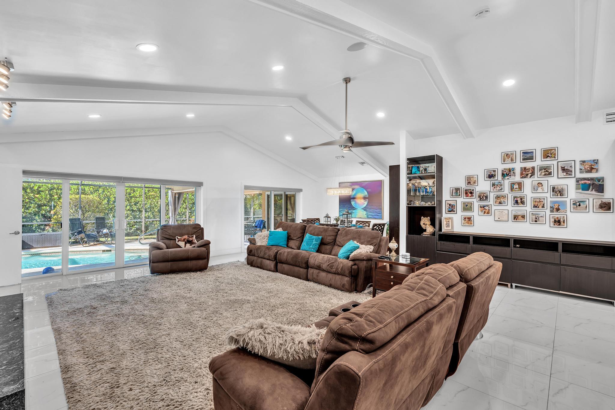20104 Back 9 Drive Boca Raton, FL 33498 - Photo 13 of 78 a living room with furniture and a large window