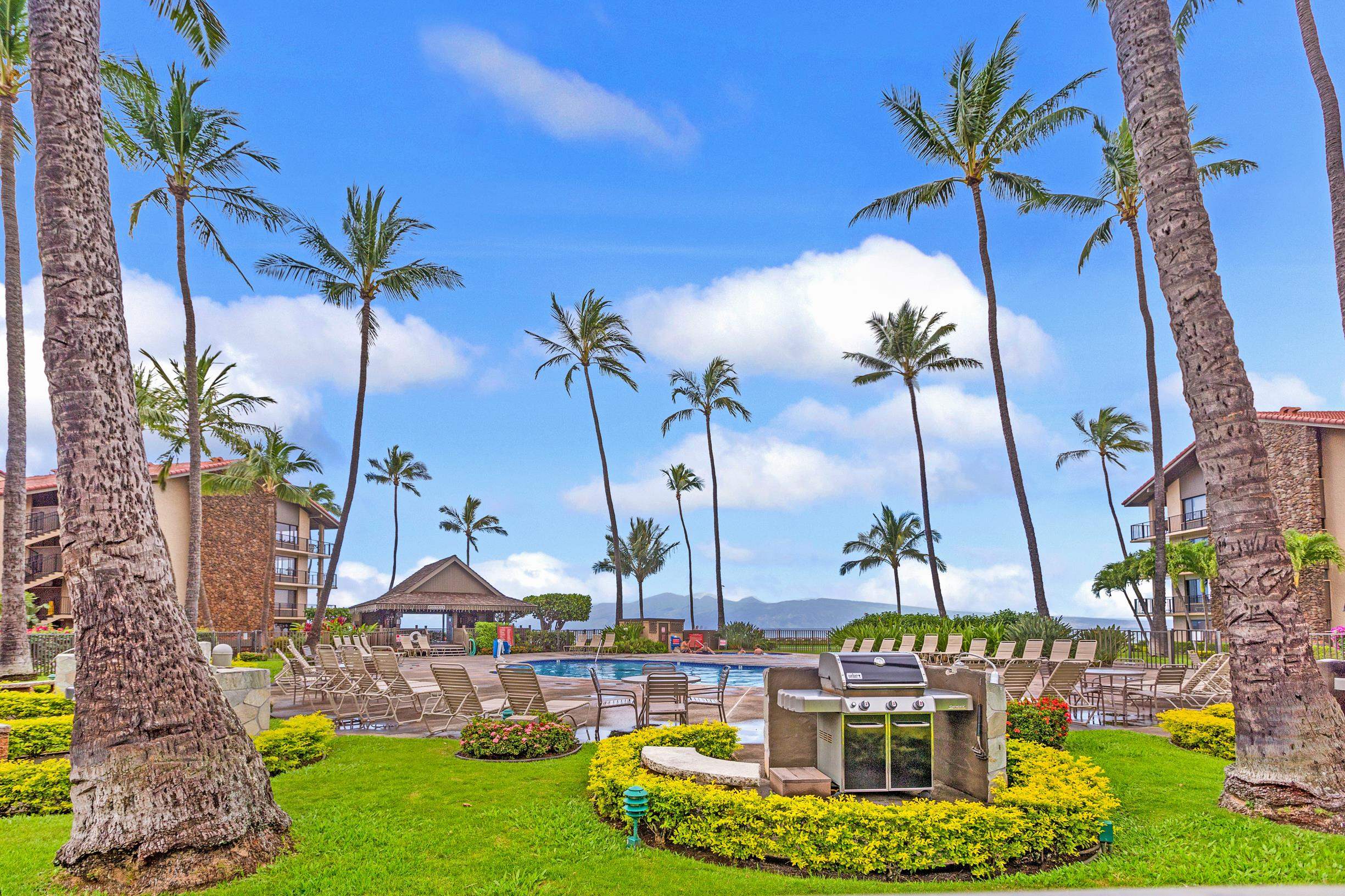 3543 Lower Honoapiilani Road, Unit L302 Lahaina, HI 96761 - Photo 42 of 45 a view of outdoor space with seating area