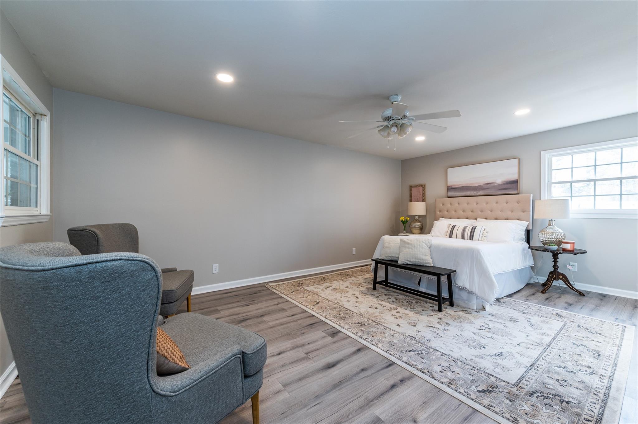 2715 Pineview Drive Lancaster, SC 29720 - Photo 21 of 40 a bedroom with a bed and a chandelier