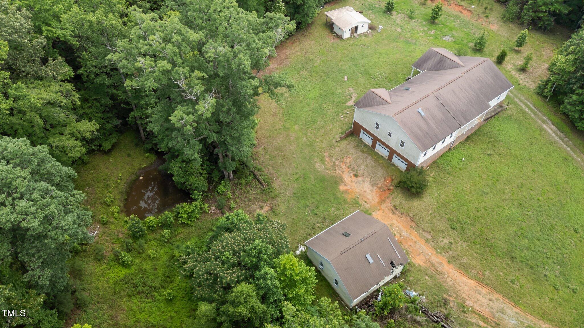 129 Shaman Drive Spring Hope, NC 27882 - Photo 10 of 33 an aerial view of a house with a yard