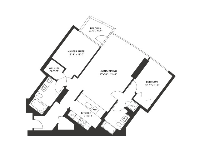 1201 South Prairie Avenue, Unit 804 Chicago, IL 60605 - Photo 2 of 13 a picture of a room with a white walls and a floor to ceiling window