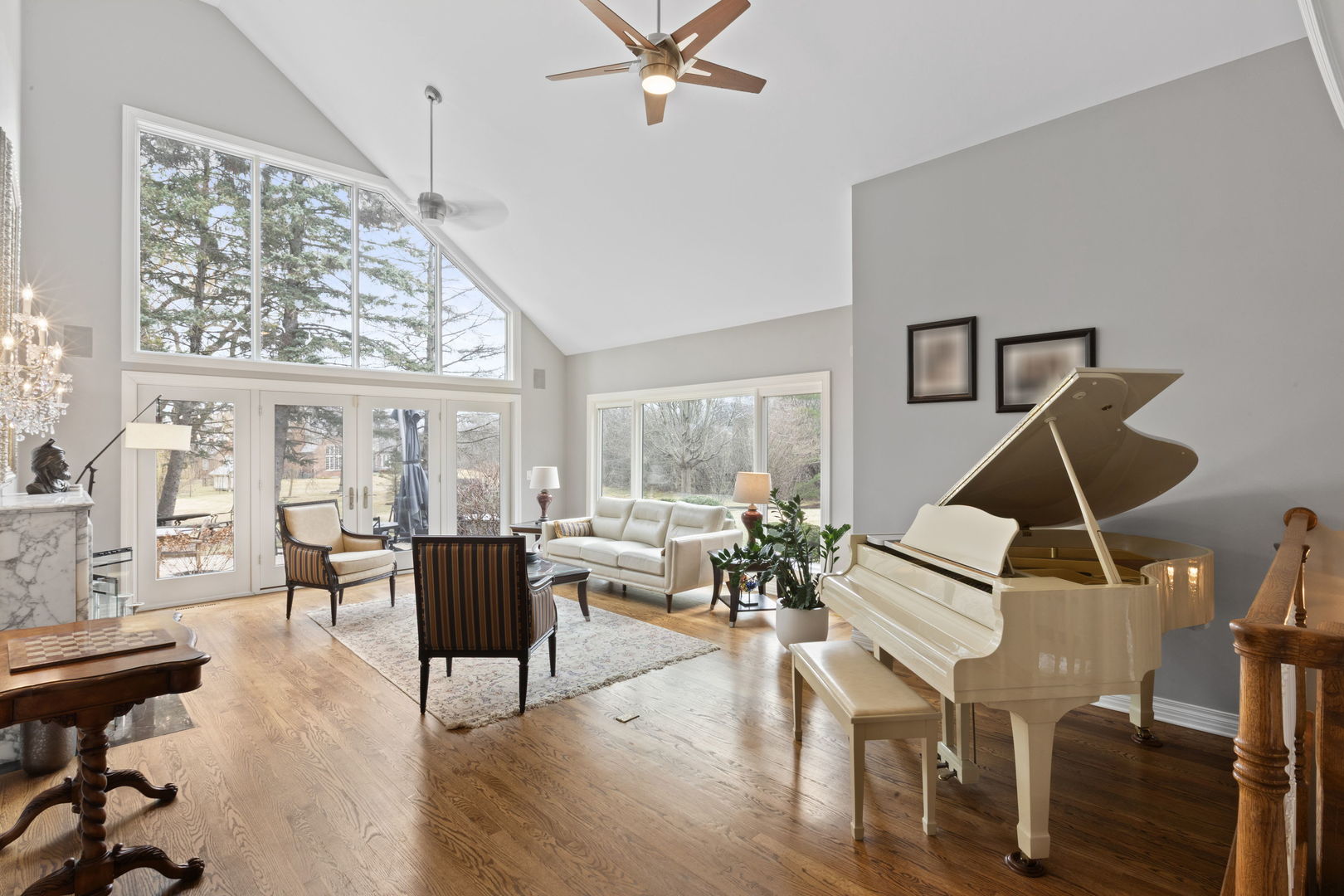 791 South Ridge Road Lake Forest, IL 60045 - Photo 5 of 40 a living room with furniture and a large window