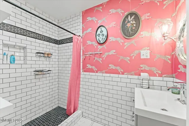 a view of a chairs and table in a patio