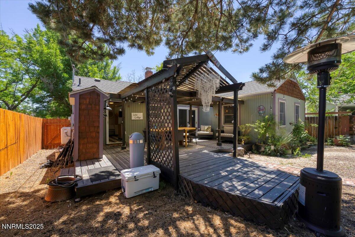 661 Thoma Street Reno, NV 89502 - Photo 24 of 33 a view of a house with backyard and sitting area