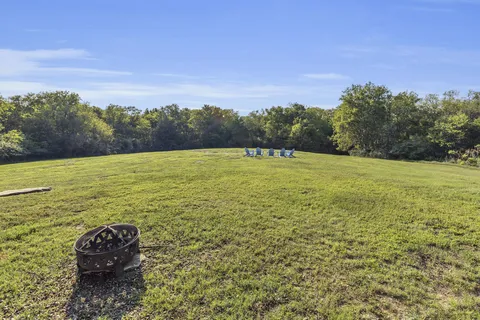 a view of an ocean and a mountain