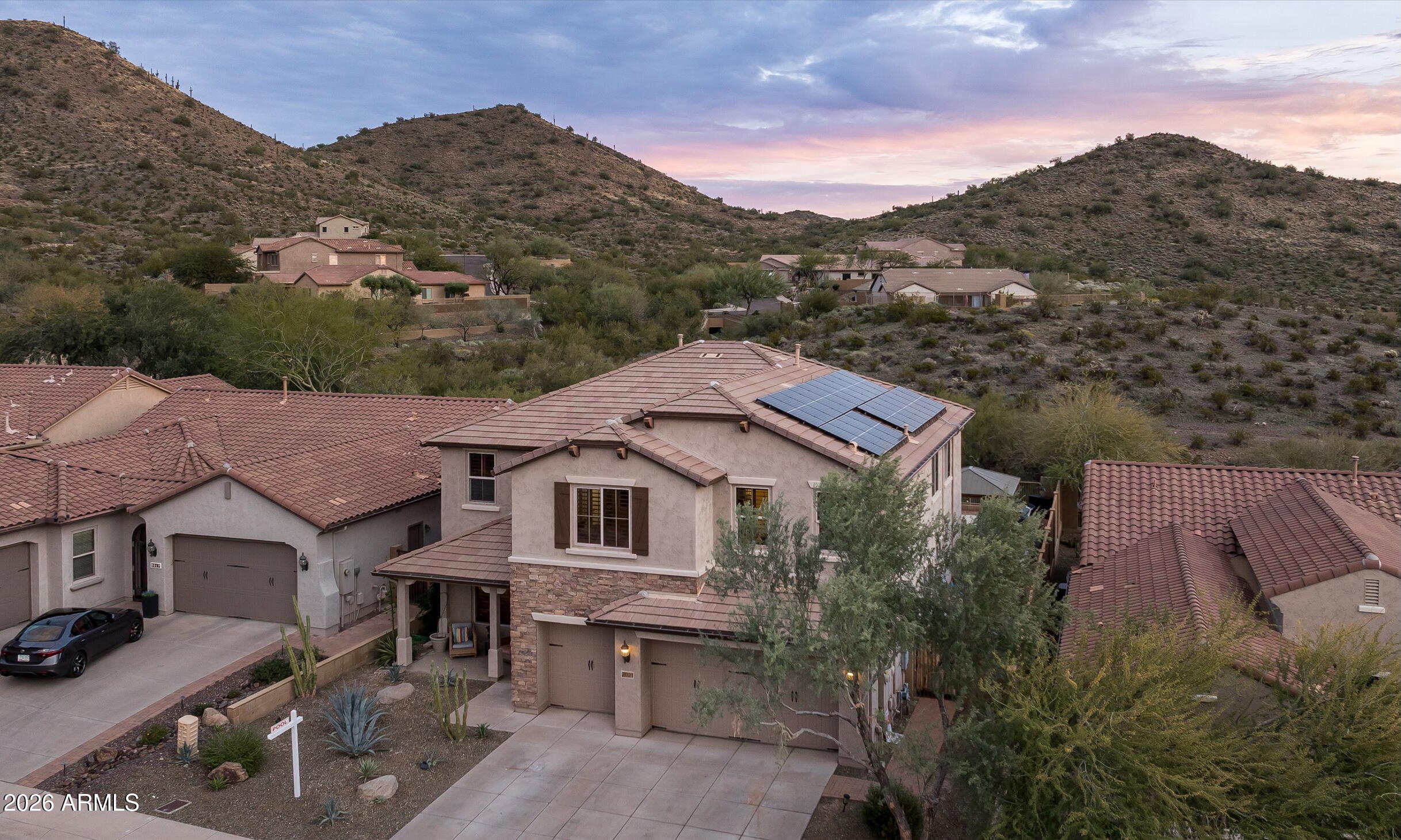 2021 West Steed Ridge Phoenix, AZ 85085 - Photo 41 of 56 an aerial view of a house