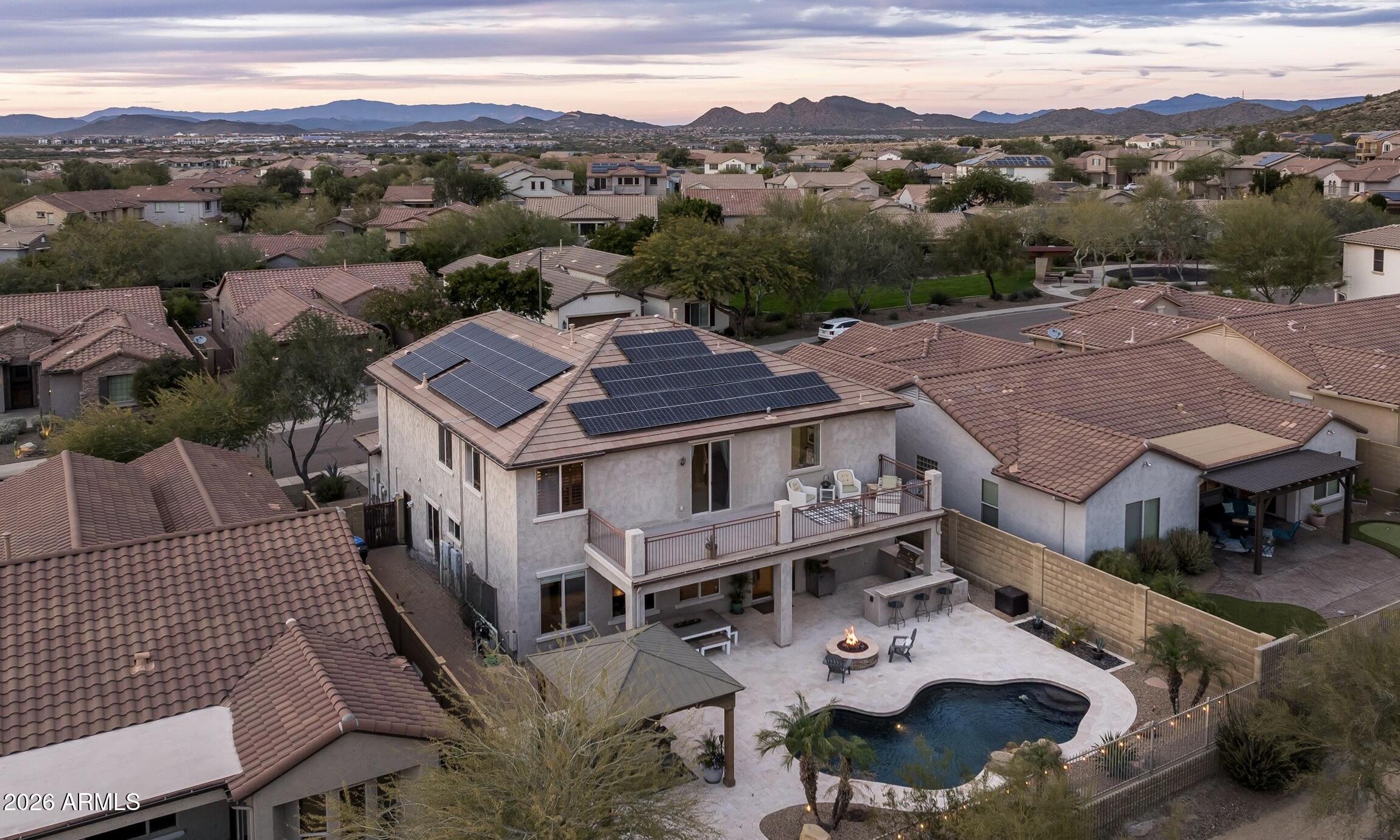 2021 West Steed Ridge Phoenix, AZ 85085 - Photo 43 of 56 Aerial of Home