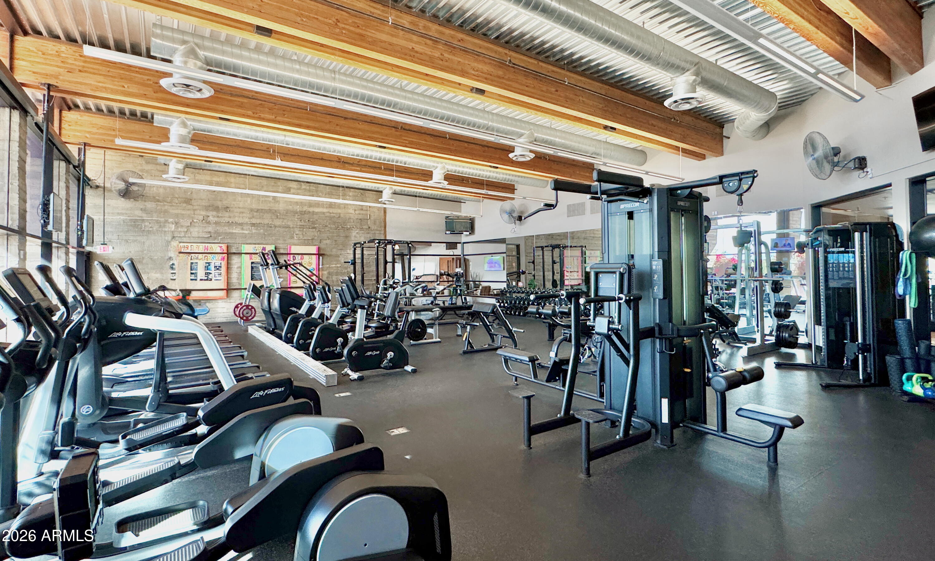 2021 West Steed Ridge Phoenix, AZ 85085 - Photo 49 of 56 a view of a room with gym equipment