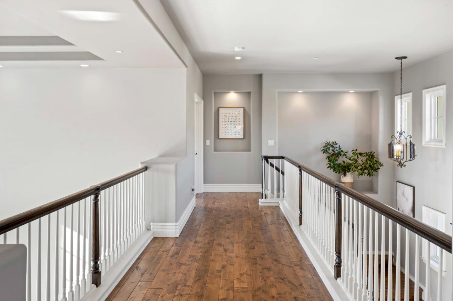 700 Tesoro Road Monterey, CA 93940 - Photo 30 of 47 a view of a hallway view with wooden floor and staircase