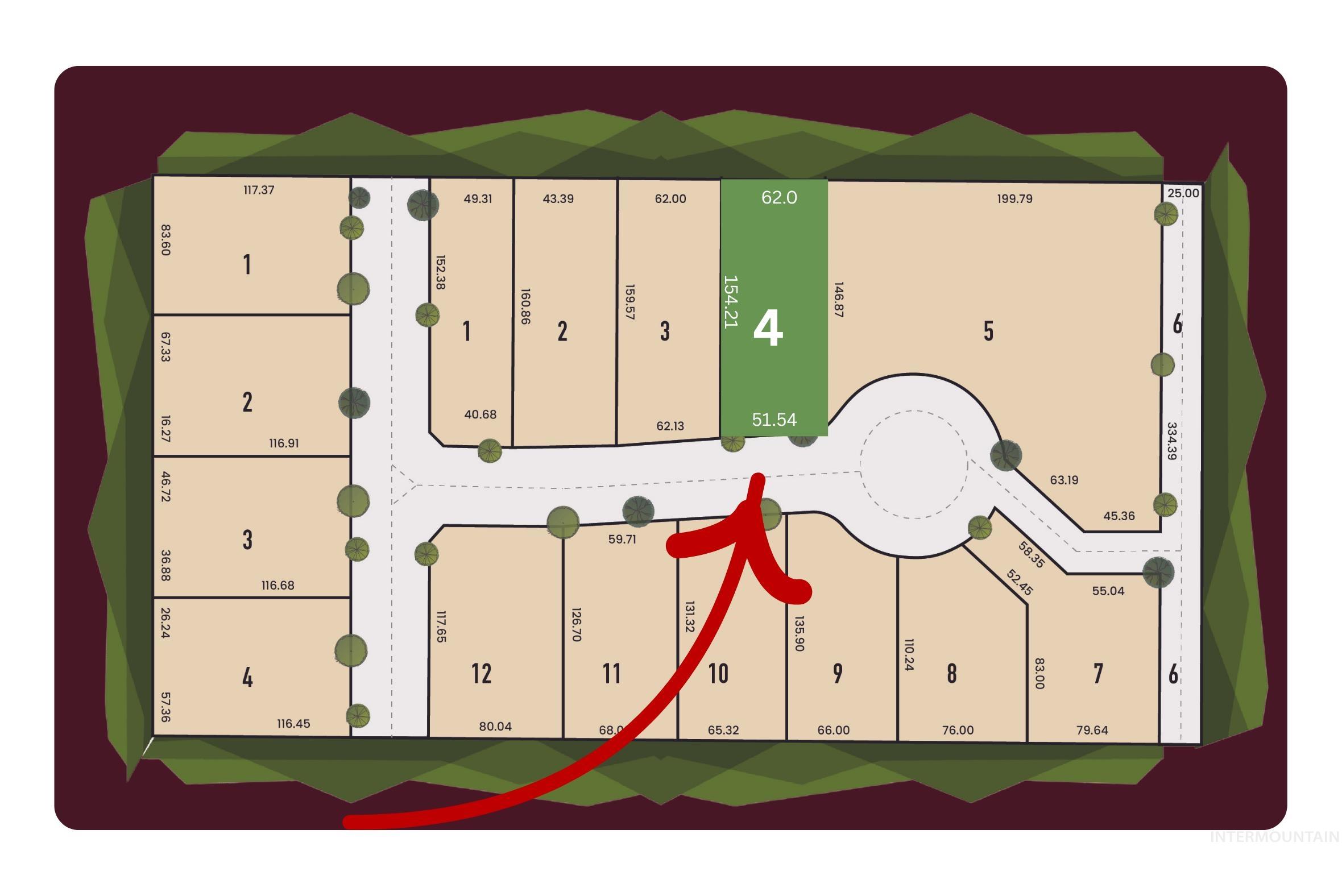 4719 North Supai Avenue Meridian, ID 83646 - Photo 3 of 4 Map showing property parcels