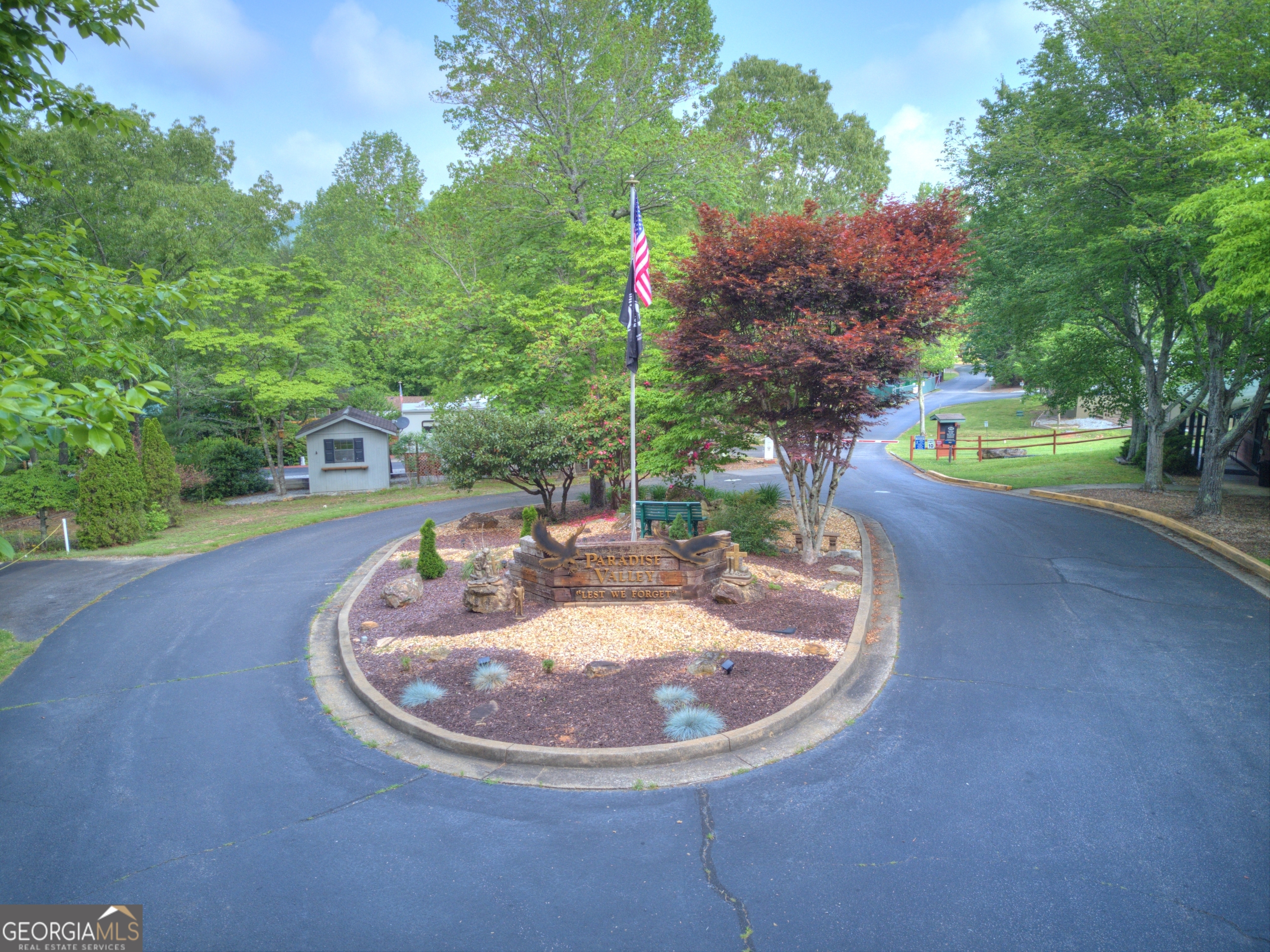 148 Tip Top Circle Cleveland, GA 30528 - Photo 21 of 32 a view of a swimming pool with a yard