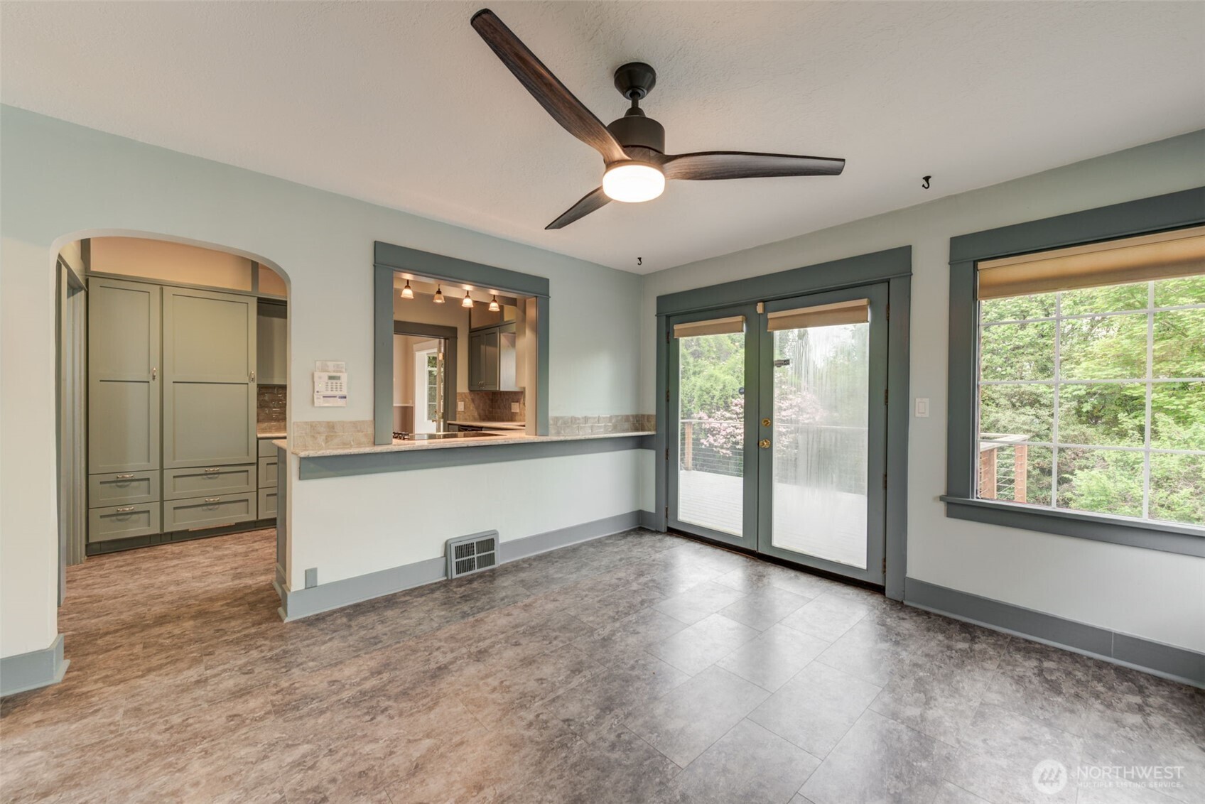 654 West Main Street Monroe, WA 98272 - Photo 17 of 40 wooden floor in an empty room with a window