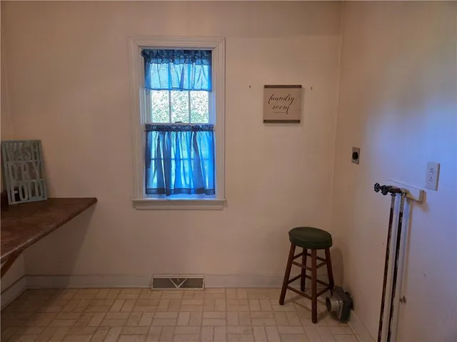 a view of empty room