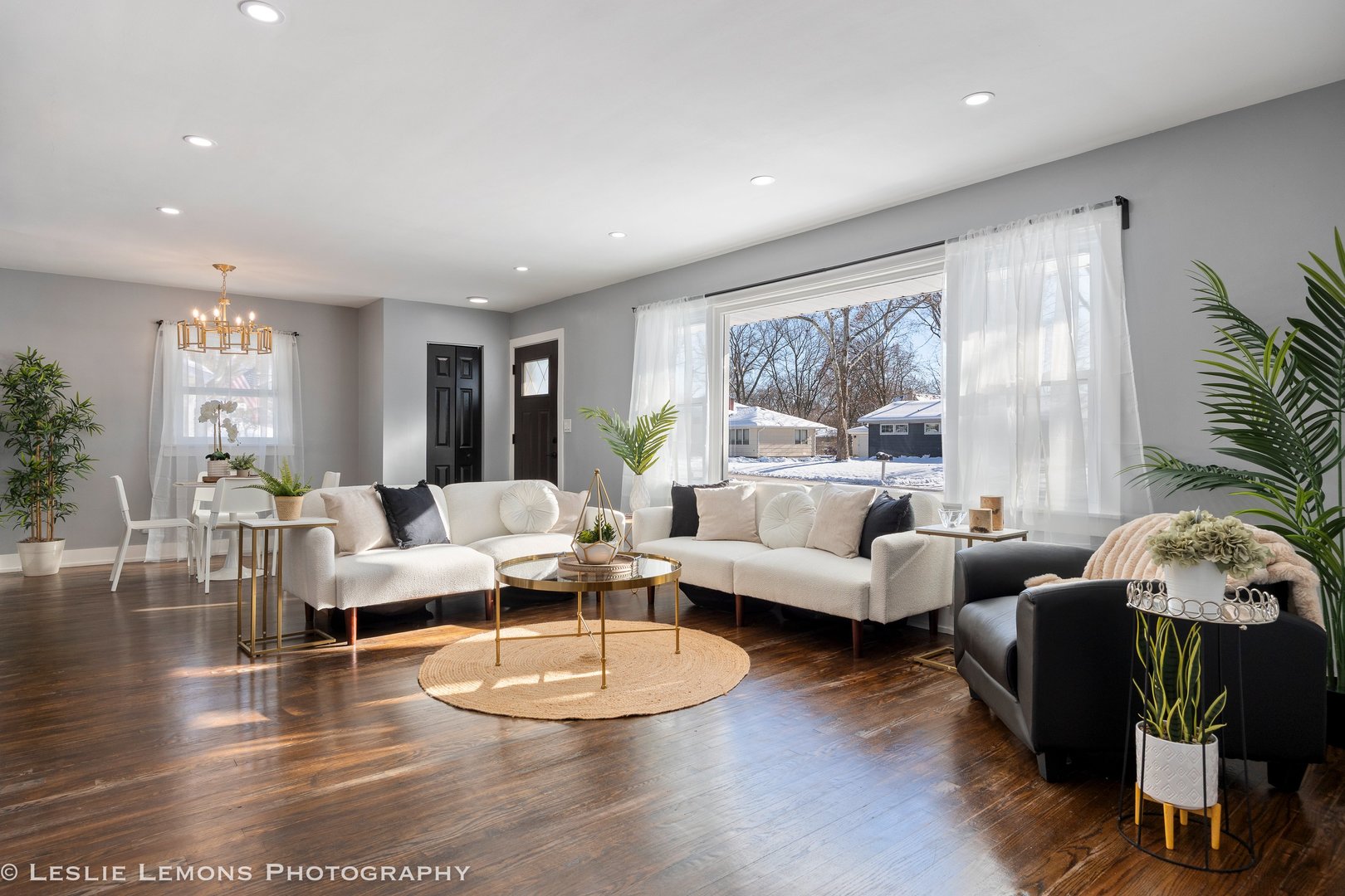 752 Rolling Drive Lisle, IL 60532 - Photo 6 of 37 a living room with furniture and a large window