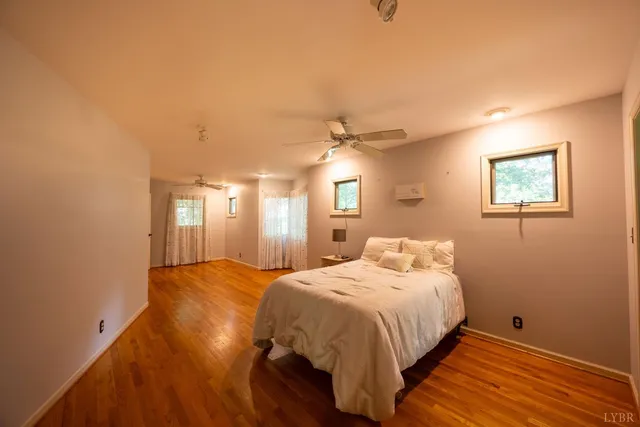 a view of bedroom and bathroom