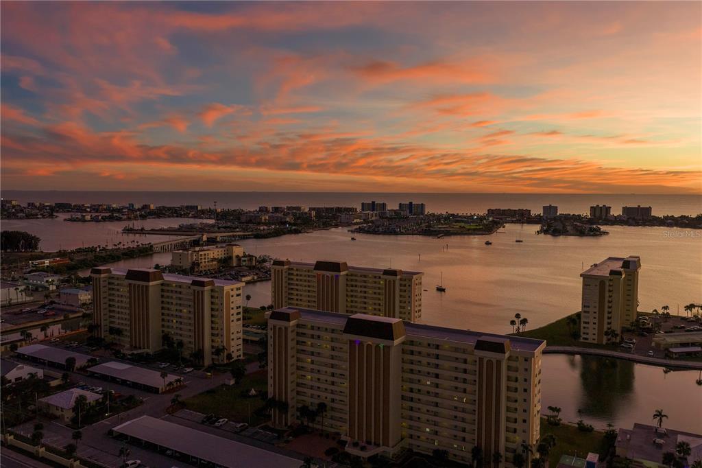 4525 Cove Circle, Unit 102 St. Petersburg, FL 33708 - Photo 39 of 73 a view of a lake with city view