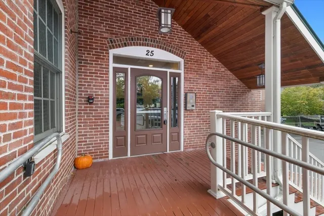 a view of a building with garden