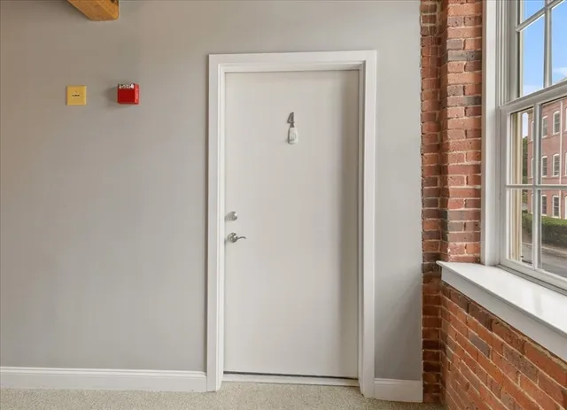a view of a door