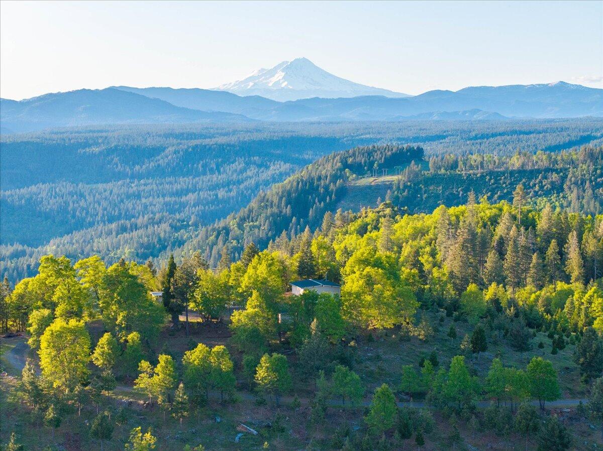 19649 Cove Road Montgomery Creek, CA 96065 - Photo 52 of 65 a view of a lake with a mountain in the background