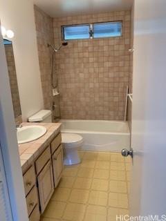 45-906 Anoi Road, Unit A Kaneohe, HI 96744 - Photo 18 of 19 a bathroom with a granite countertop sink toilet and shower
