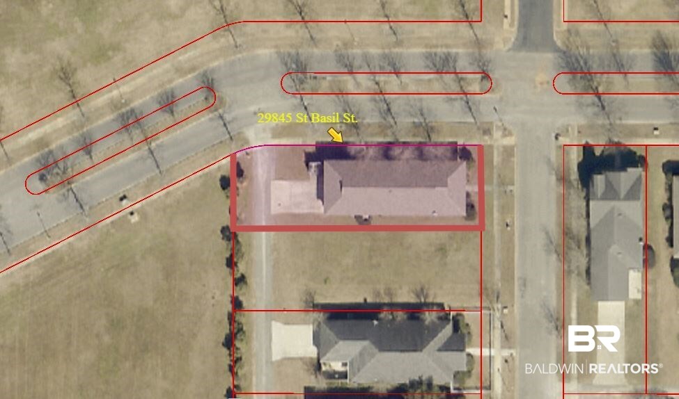 29845 St Basil Street Daphne, AL 36526 - Photo 22 of 23 Aerial Plat