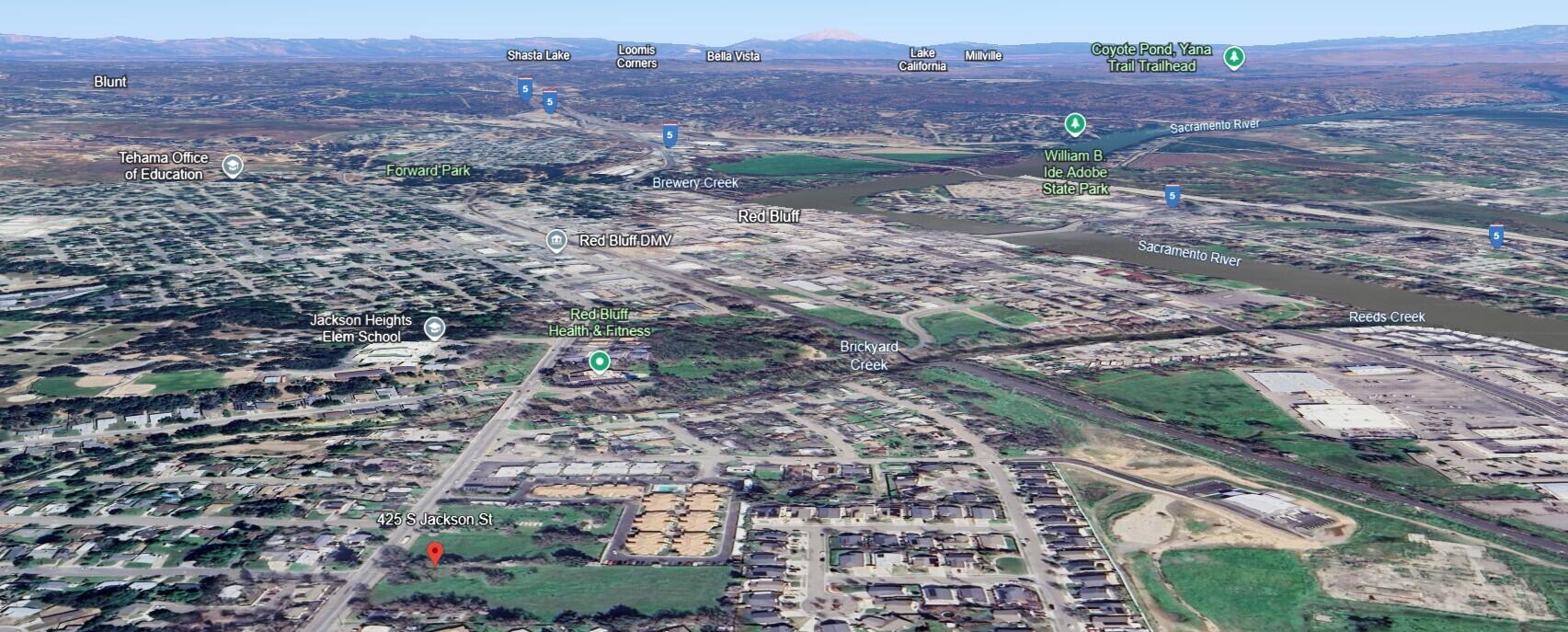 425 South Jackson Street Red Bluff, CA 96080 - Photo 15 of 16 a view of a large mountain in the distance