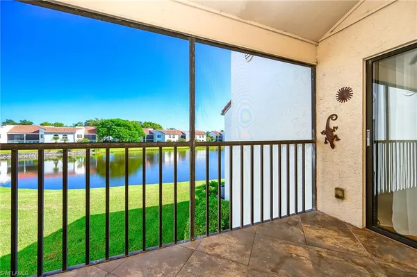 a view of a balcony