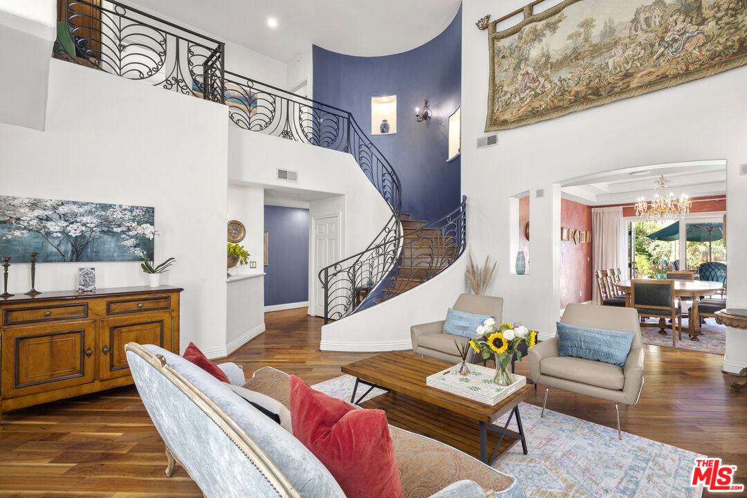 4544 Tobias Avenue Sherman Oaks, CA 91403 - Photo 14 of 55 a living room with furniture and wooden floor