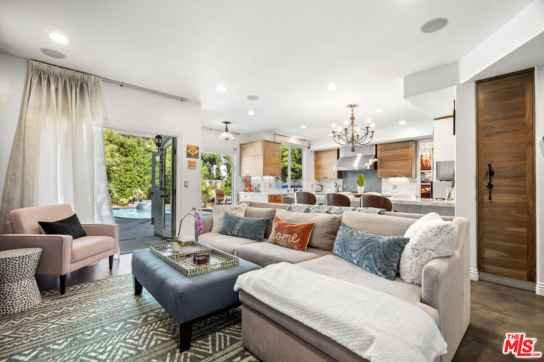 4544 Tobias Avenue Sherman Oaks, CA 91403 - Photo 34 of 55 a living room with furniture and a large window