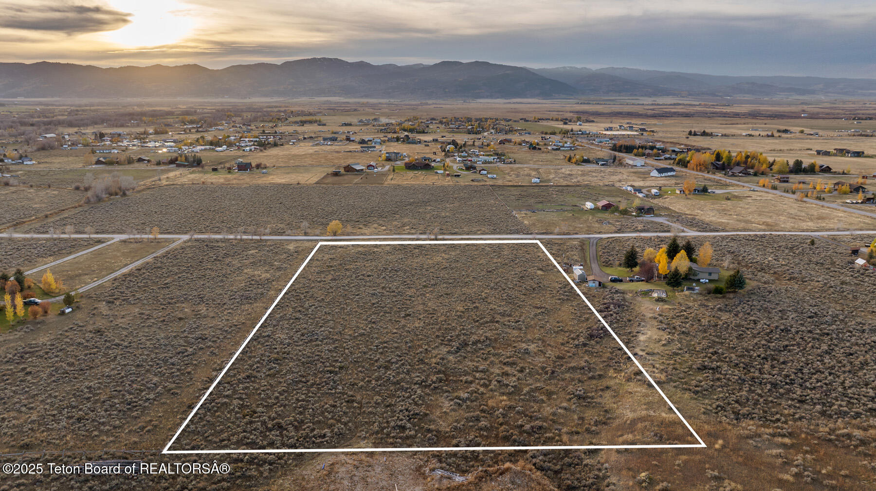 5171 Fox Creek Hollow Road Victor, ID 83455 - Photo 5 of 10 5 West Aerial Estimated Lot Lines