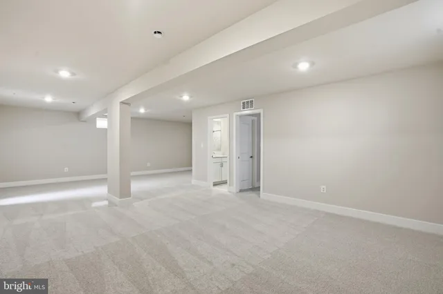 a view of an empty room