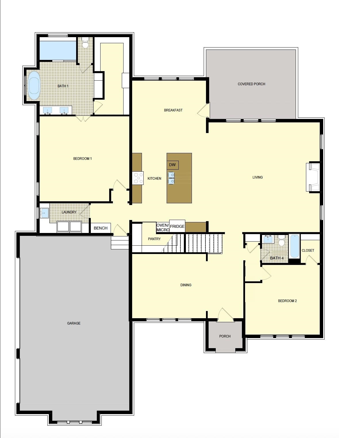 11324 Redfern Road Daphne, AL 36526 - Photo 3 of 4 Floor plan