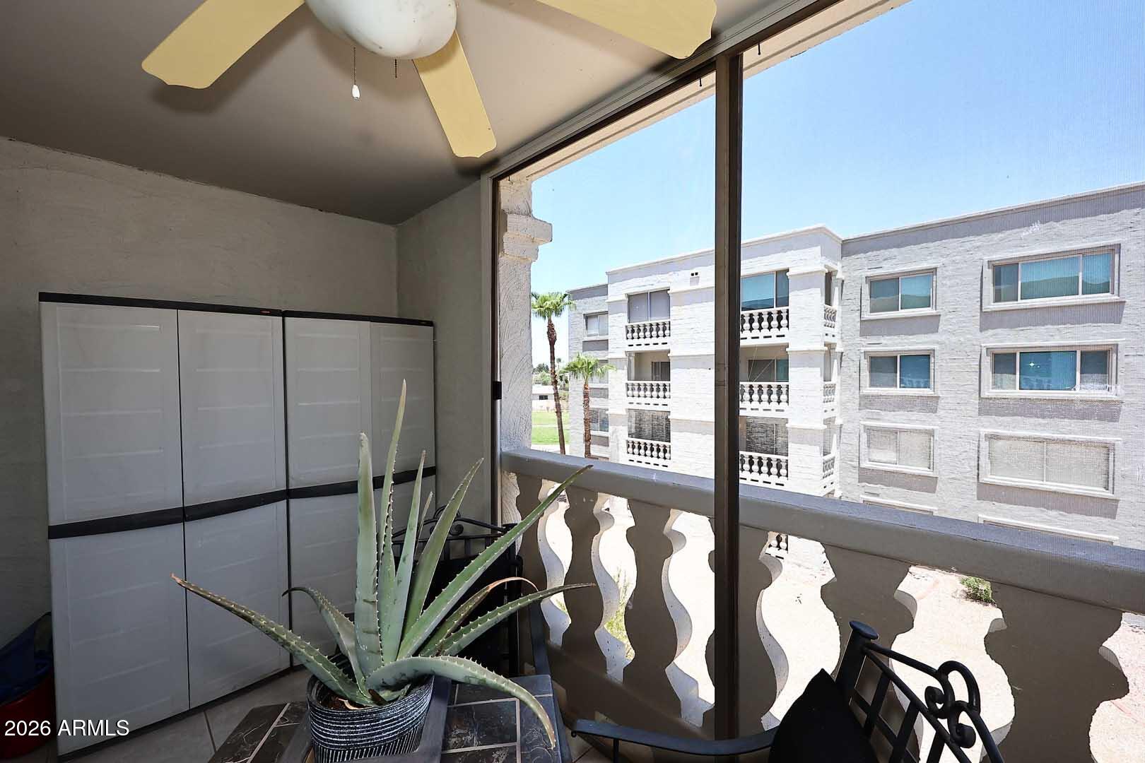 7860 East Camelback Road, Unit 309 Scottsdale, AZ 85251 - Photo 13 of 48 Covered Balcony-Storage