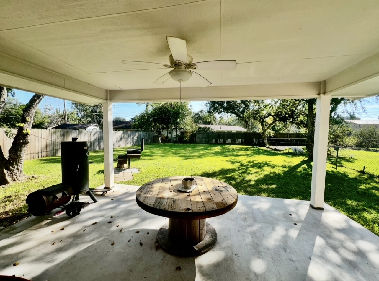 533 South Downing Street Angleton, TX 77515 - Photo 7 of 7 a view of a swimming pool with a yard