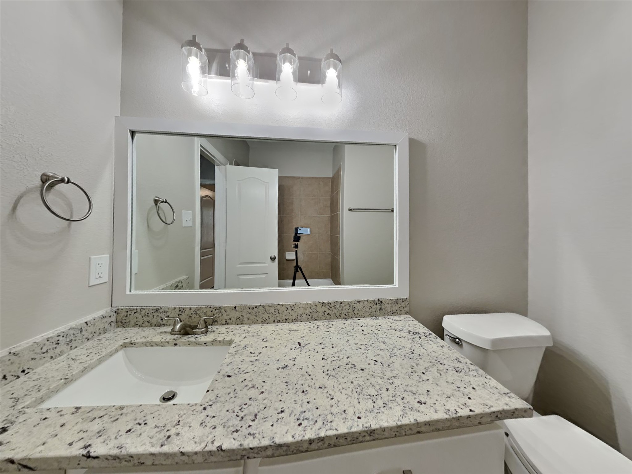 3007 Lockeridge Village Drive Spring, TX 77386 - Photo 16 of 18 a bathroom with a sink and a mirror